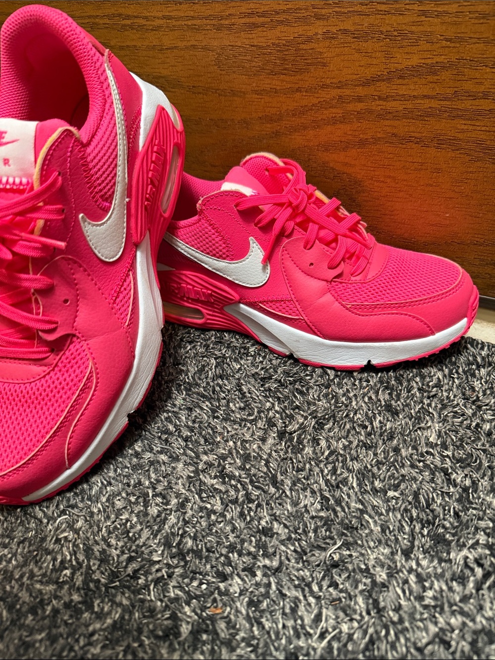 Nike Women’s Hot Pink and White Athletic Sneakers